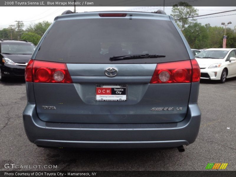 Blue Mirage Metallic / Fawn 2008 Toyota Sienna LE