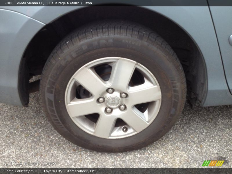 Blue Mirage Metallic / Fawn 2008 Toyota Sienna LE