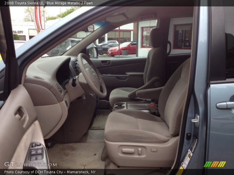 Blue Mirage Metallic / Fawn 2008 Toyota Sienna LE
