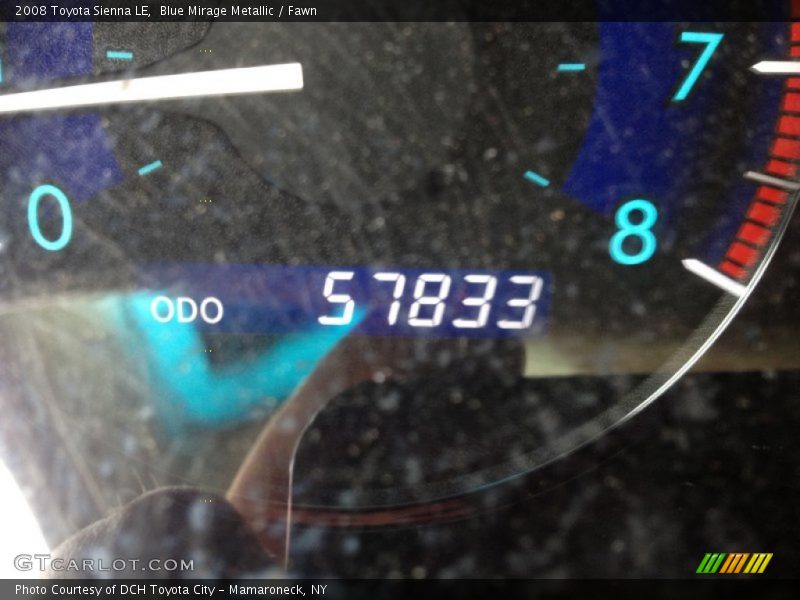 Blue Mirage Metallic / Fawn 2008 Toyota Sienna LE