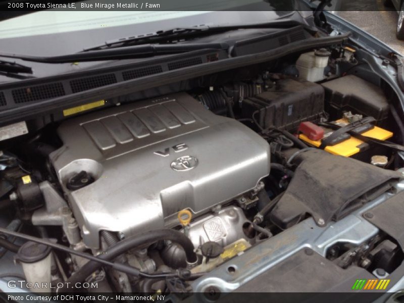 Blue Mirage Metallic / Fawn 2008 Toyota Sienna LE
