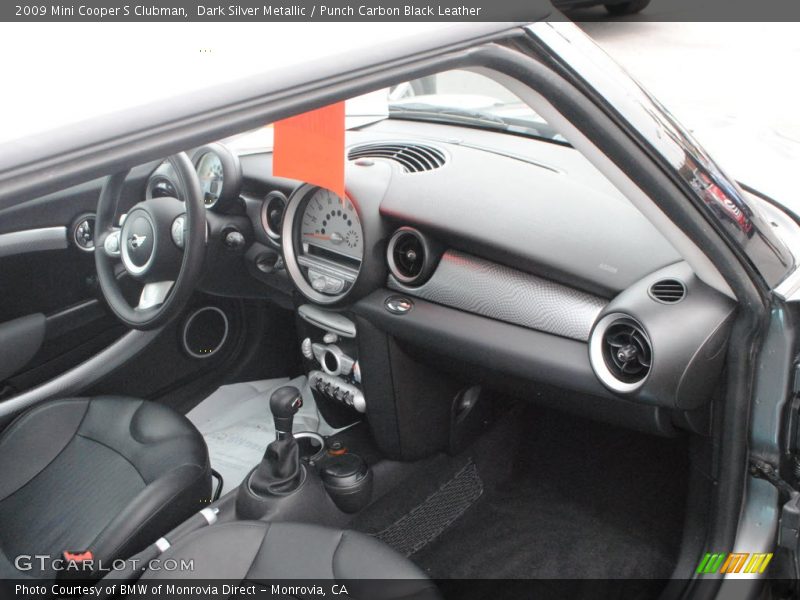 Dark Silver Metallic / Punch Carbon Black Leather 2009 Mini Cooper S Clubman