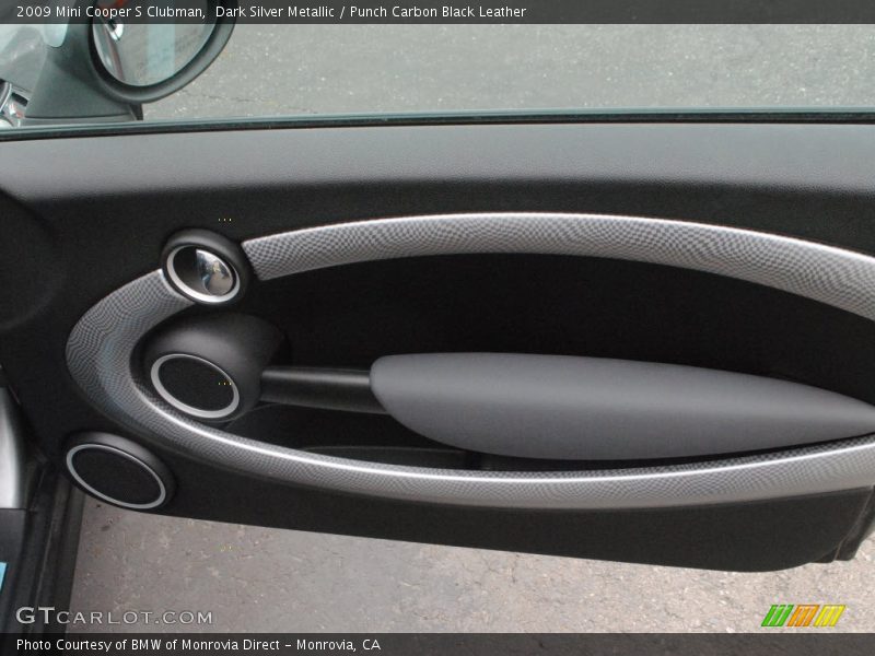 Dark Silver Metallic / Punch Carbon Black Leather 2009 Mini Cooper S Clubman