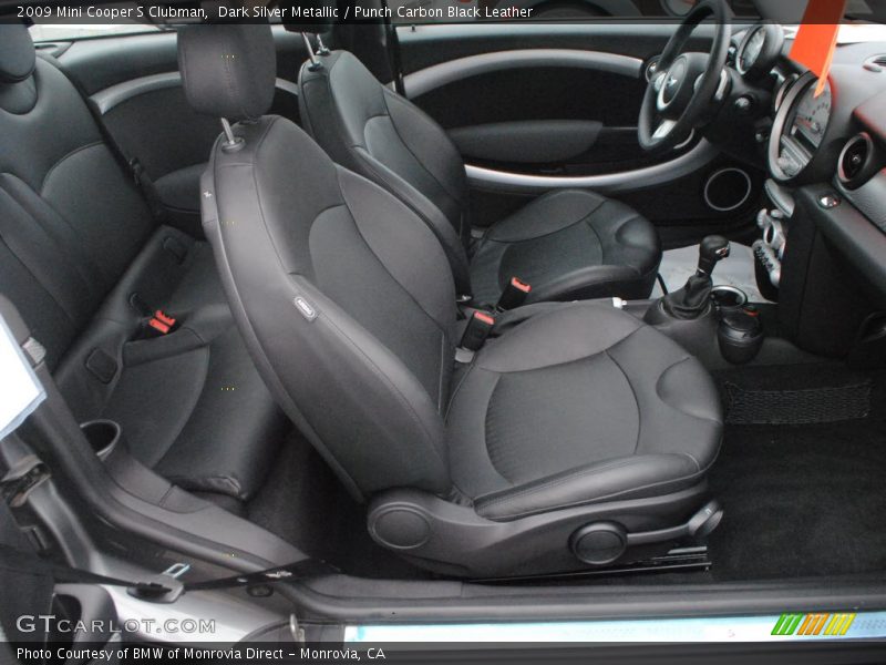 Dark Silver Metallic / Punch Carbon Black Leather 2009 Mini Cooper S Clubman