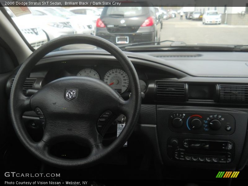Brilliant Black / Dark Slate Grey 2006 Dodge Stratus SXT Sedan