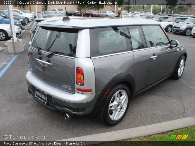 Dark Silver Metallic / Punch Carbon Black Leather 2009 Mini Cooper S Clubman