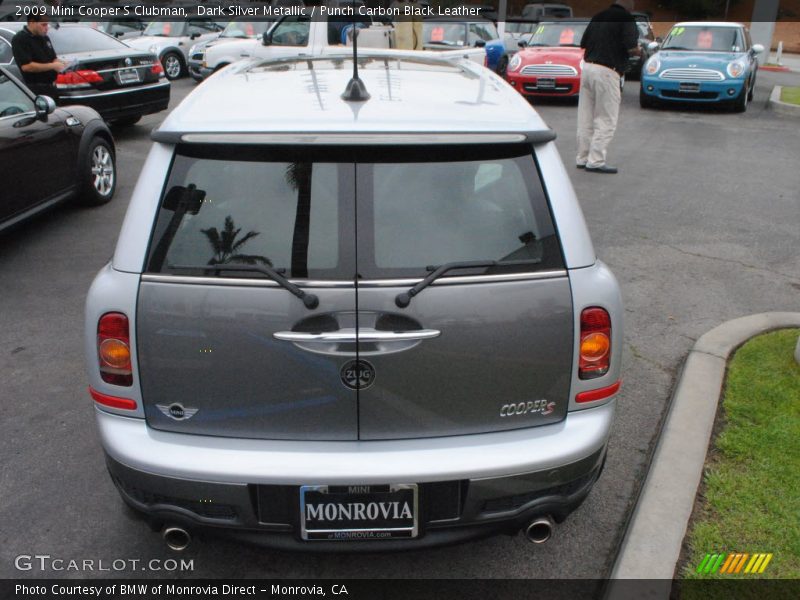 Dark Silver Metallic / Punch Carbon Black Leather 2009 Mini Cooper S Clubman
