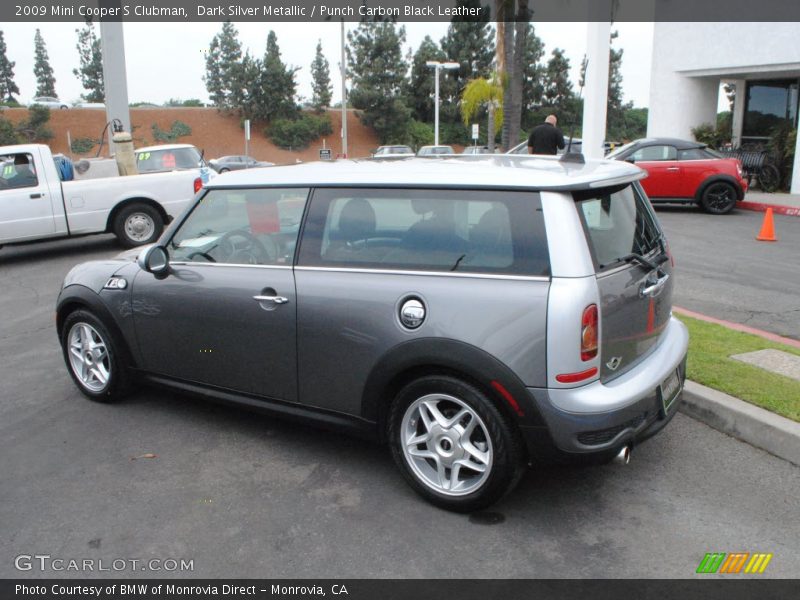Dark Silver Metallic / Punch Carbon Black Leather 2009 Mini Cooper S Clubman