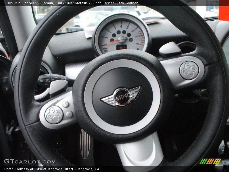Dark Silver Metallic / Punch Carbon Black Leather 2009 Mini Cooper S Clubman