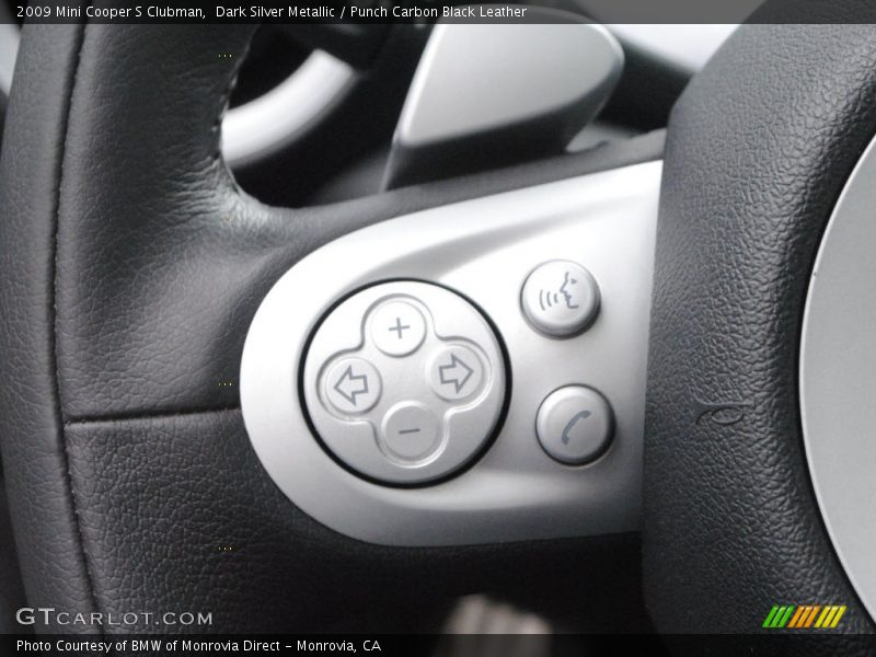 Dark Silver Metallic / Punch Carbon Black Leather 2009 Mini Cooper S Clubman
