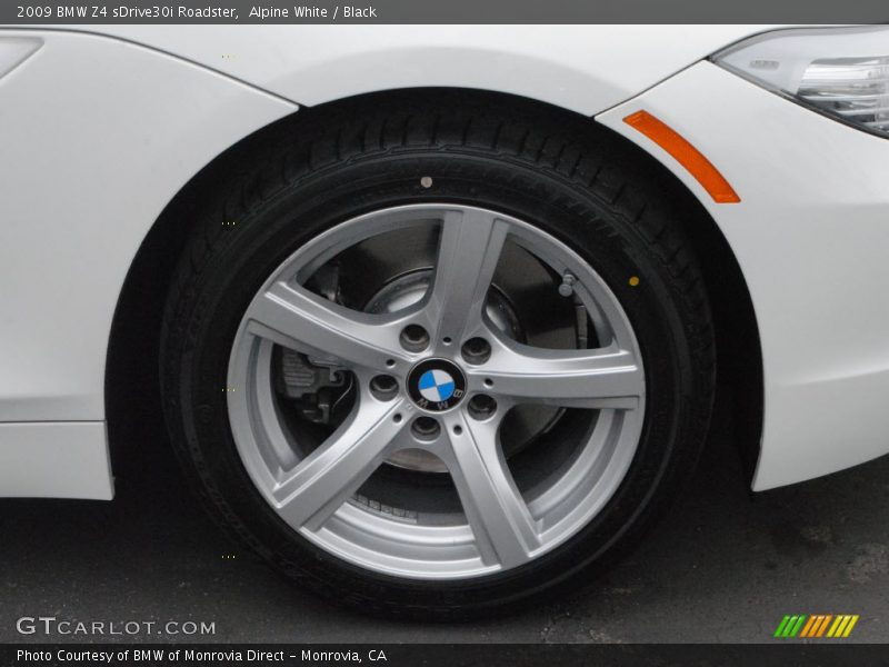 Alpine White / Black 2009 BMW Z4 sDrive30i Roadster