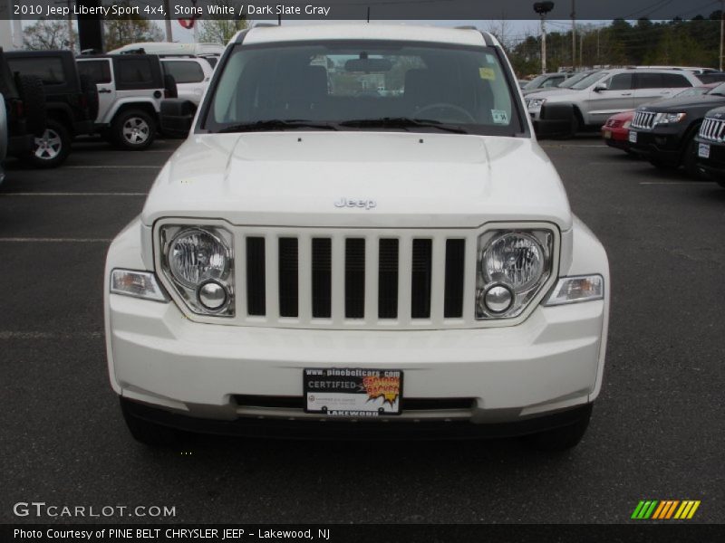 Stone White / Dark Slate Gray 2010 Jeep Liberty Sport 4x4