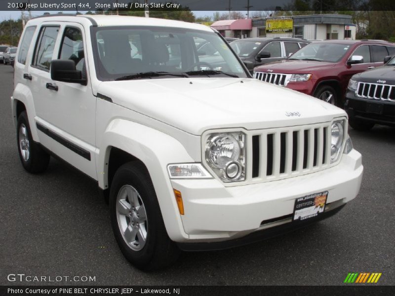 Stone White / Dark Slate Gray 2010 Jeep Liberty Sport 4x4