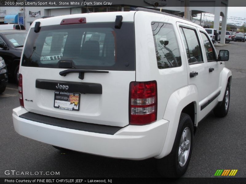 Stone White / Dark Slate Gray 2010 Jeep Liberty Sport 4x4
