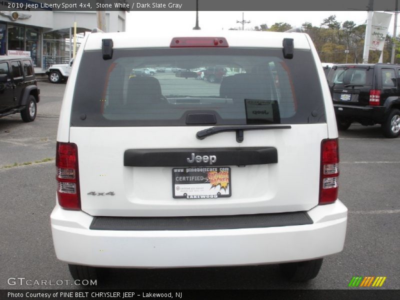 Stone White / Dark Slate Gray 2010 Jeep Liberty Sport 4x4