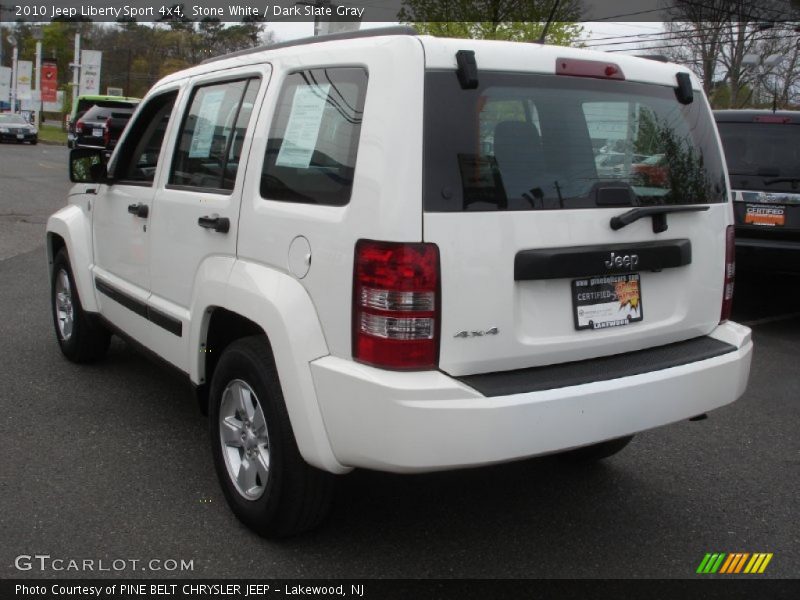 Stone White / Dark Slate Gray 2010 Jeep Liberty Sport 4x4