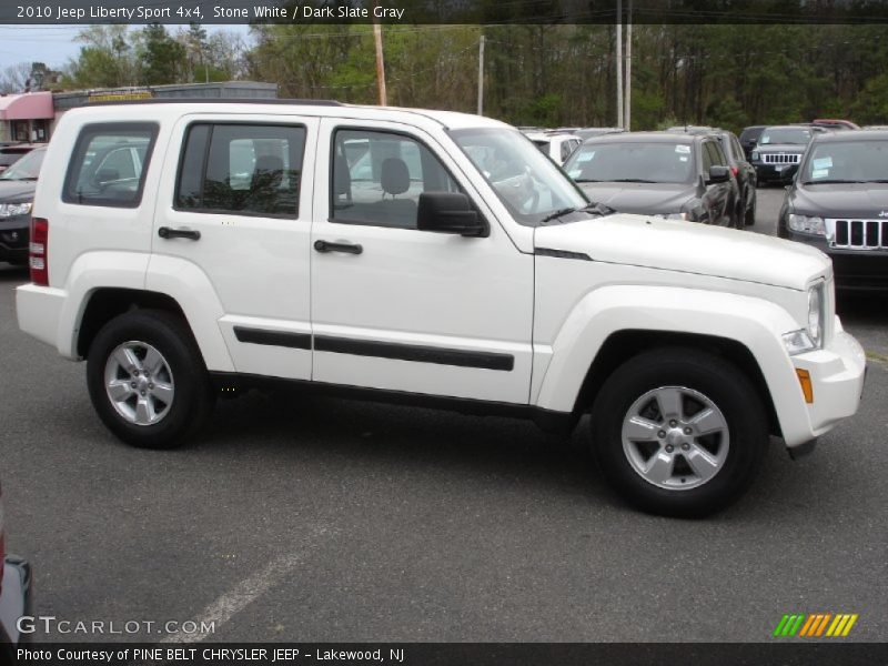 Stone White / Dark Slate Gray 2010 Jeep Liberty Sport 4x4