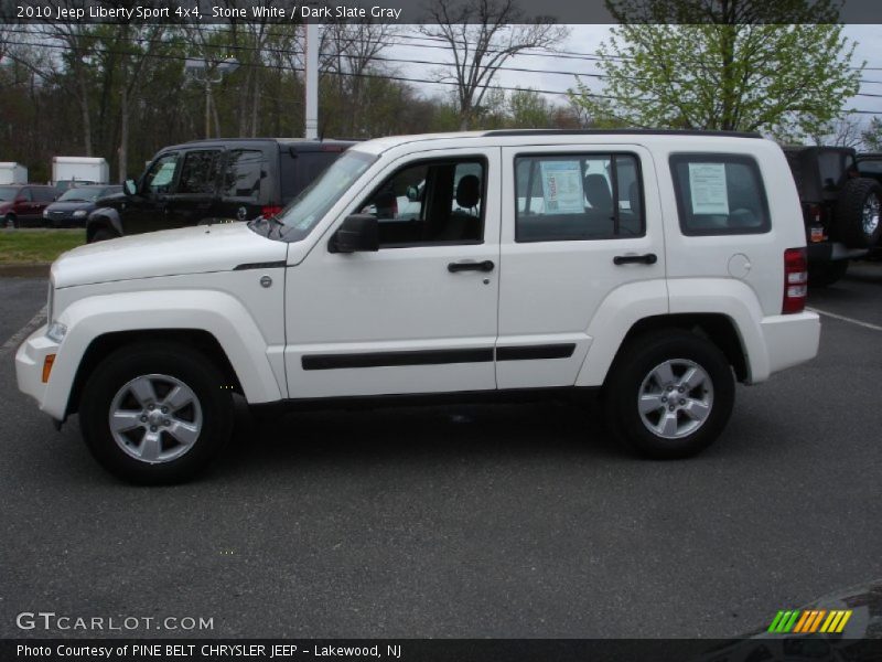 Stone White / Dark Slate Gray 2010 Jeep Liberty Sport 4x4