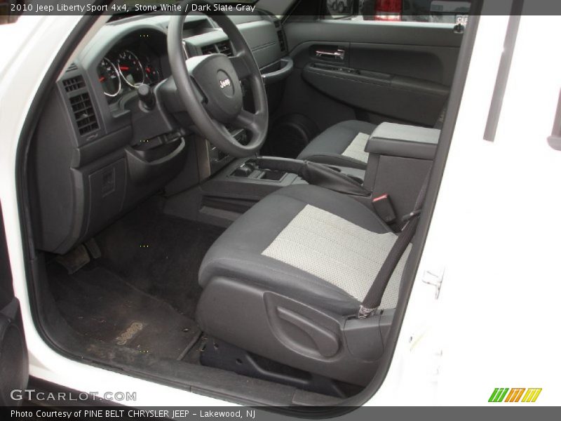 Stone White / Dark Slate Gray 2010 Jeep Liberty Sport 4x4