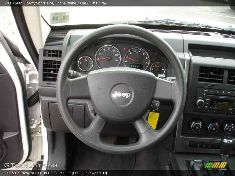Stone White / Dark Slate Gray 2010 Jeep Liberty Sport 4x4