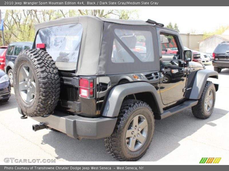 Black / Dark Slate Gray/Medium Slate Gray 2010 Jeep Wrangler Sport Mountain Edition 4x4