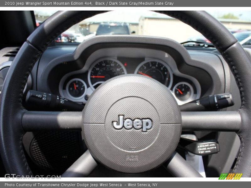 Black / Dark Slate Gray/Medium Slate Gray 2010 Jeep Wrangler Sport Mountain Edition 4x4