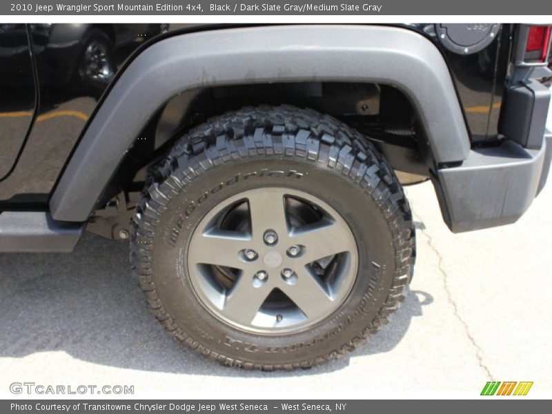 Black / Dark Slate Gray/Medium Slate Gray 2010 Jeep Wrangler Sport Mountain Edition 4x4
