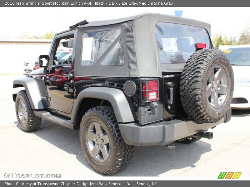 Black / Dark Slate Gray/Medium Slate Gray 2010 Jeep Wrangler Sport Mountain Edition 4x4