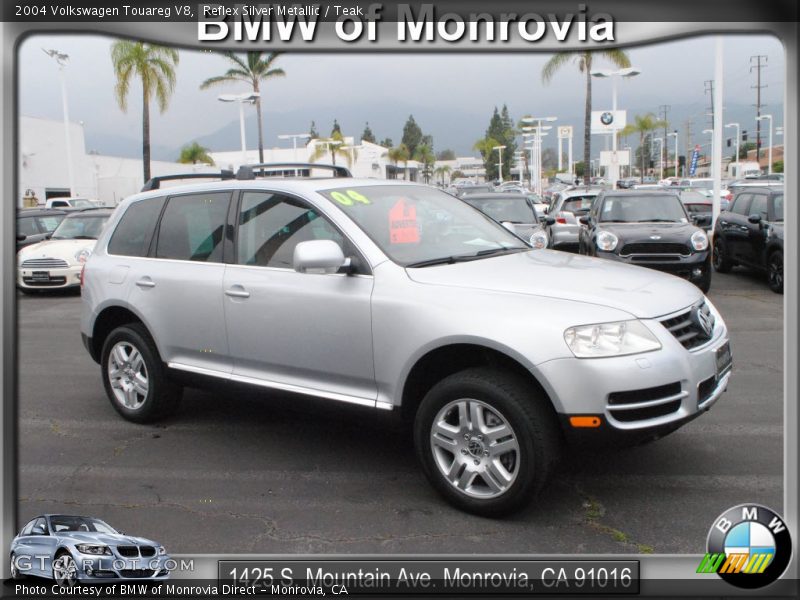 Reflex Silver Metallic / Teak 2004 Volkswagen Touareg V8
