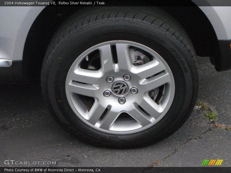 Reflex Silver Metallic / Teak 2004 Volkswagen Touareg V8
