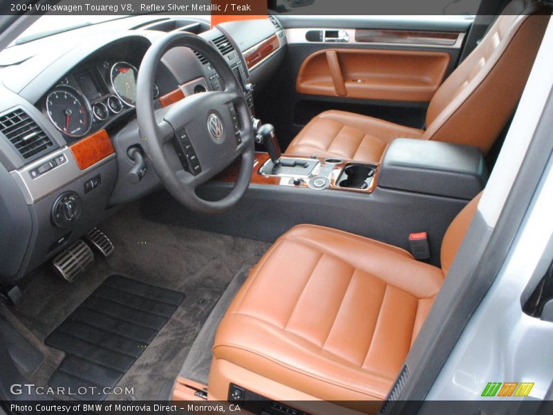 Reflex Silver Metallic / Teak 2004 Volkswagen Touareg V8
