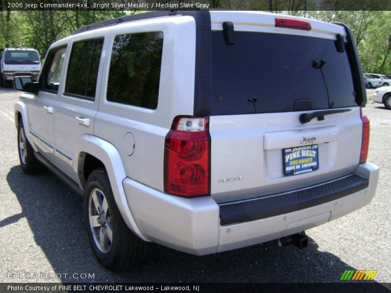 Bright Silver Metallic / Medium Slate Gray 2006 Jeep Commander 4x4