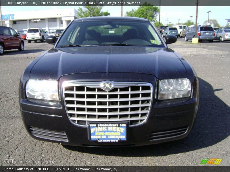 Brilliant Black Crystal Pearl / Dark Slate Gray/Light Graystone 2006 Chrysler 300