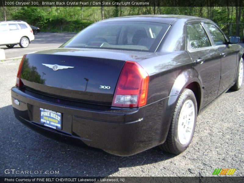 Brilliant Black Crystal Pearl / Dark Slate Gray/Light Graystone 2006 Chrysler 300