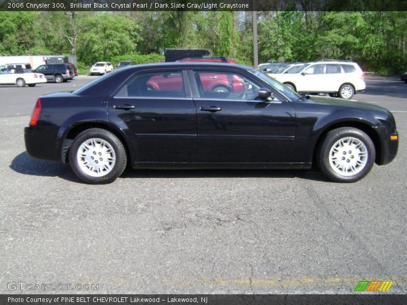Brilliant Black Crystal Pearl / Dark Slate Gray/Light Graystone 2006 Chrysler 300