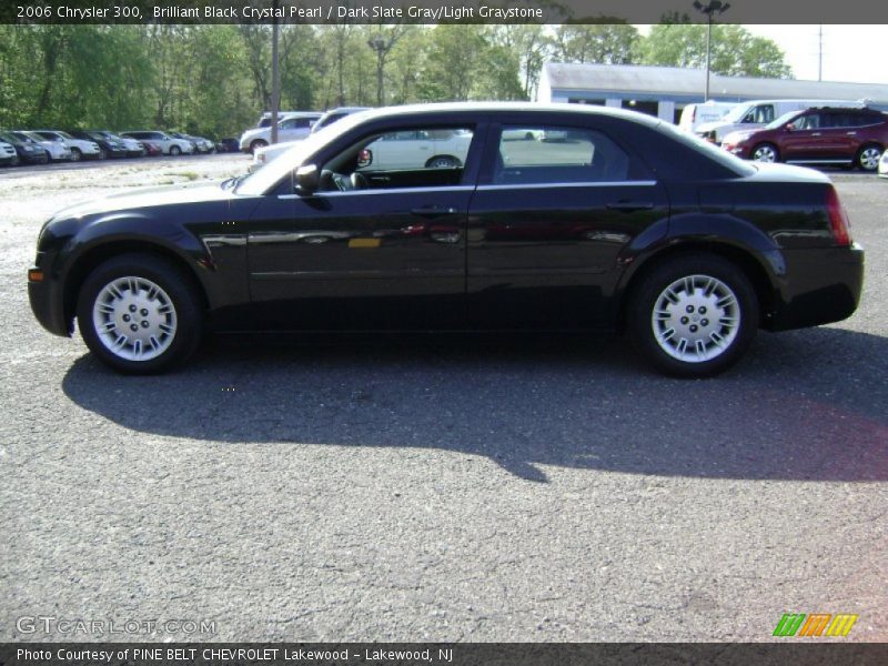 Brilliant Black Crystal Pearl / Dark Slate Gray/Light Graystone 2006 Chrysler 300