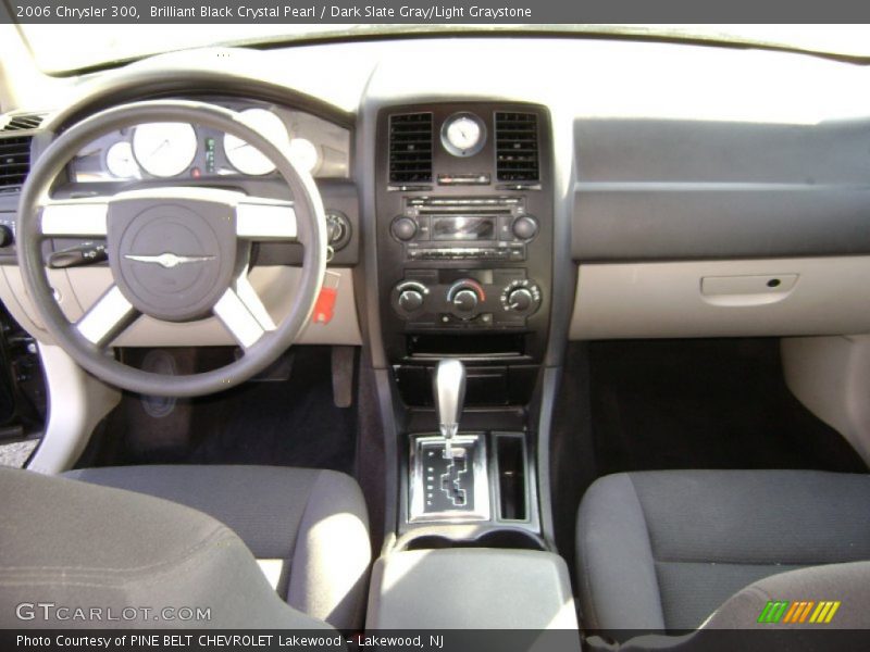 Brilliant Black Crystal Pearl / Dark Slate Gray/Light Graystone 2006 Chrysler 300