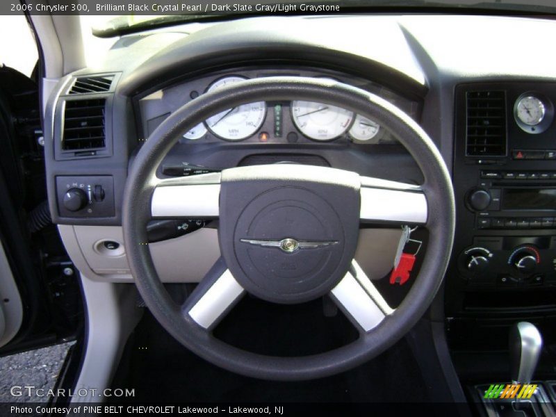 Brilliant Black Crystal Pearl / Dark Slate Gray/Light Graystone 2006 Chrysler 300