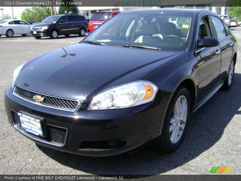Black / Neutral 2012 Chevrolet Impala LTZ