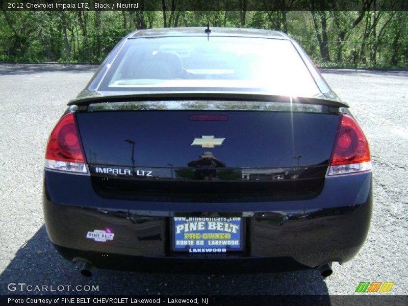 Black / Neutral 2012 Chevrolet Impala LTZ