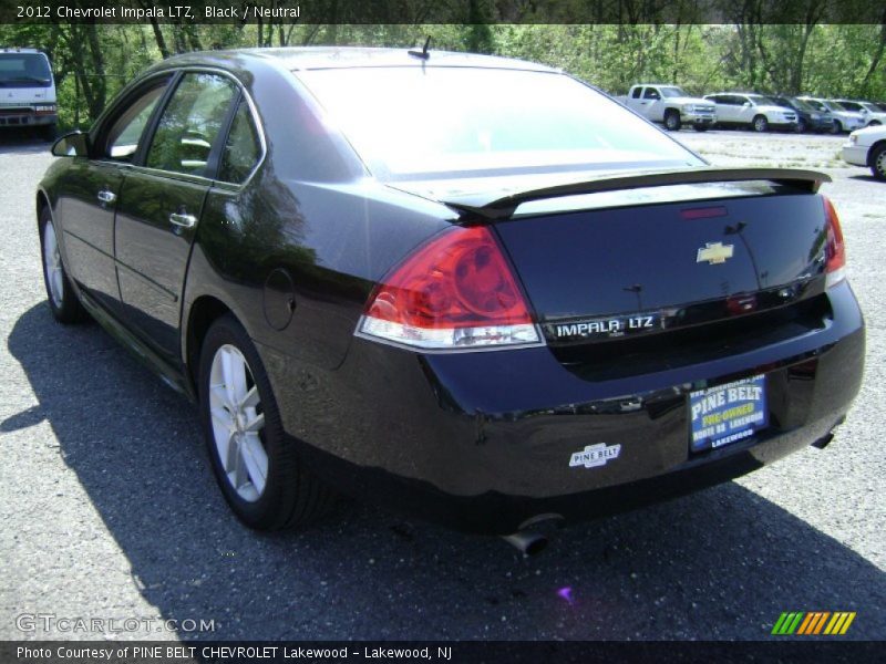 Black / Neutral 2012 Chevrolet Impala LTZ