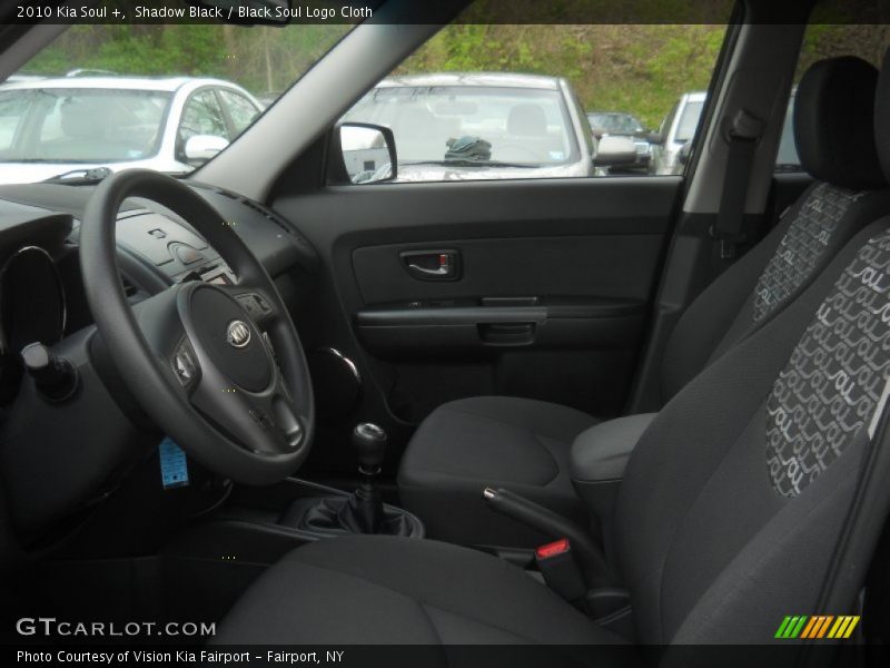 Shadow Black / Black Soul Logo Cloth 2010 Kia Soul +