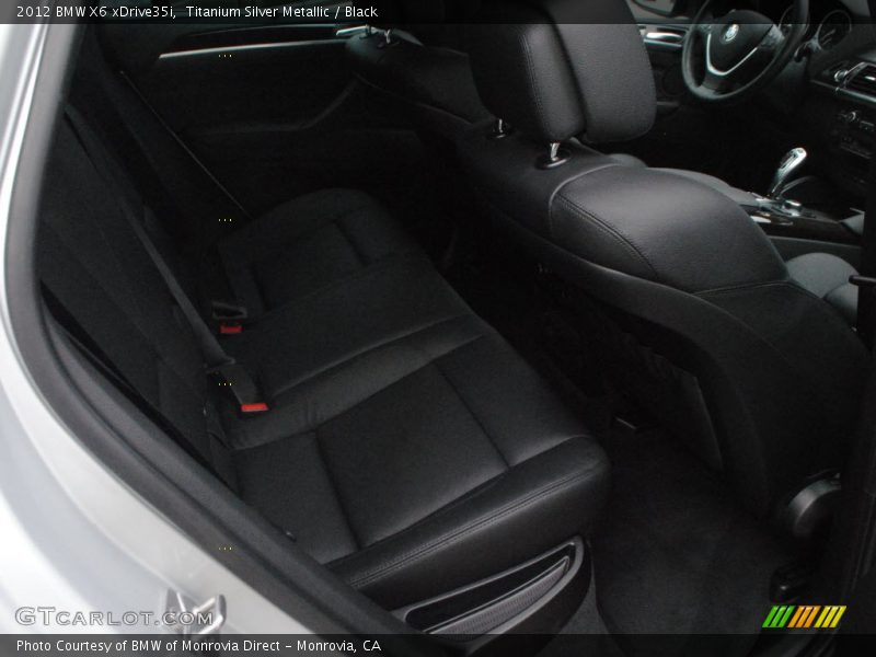 Titanium Silver Metallic / Black 2012 BMW X6 xDrive35i