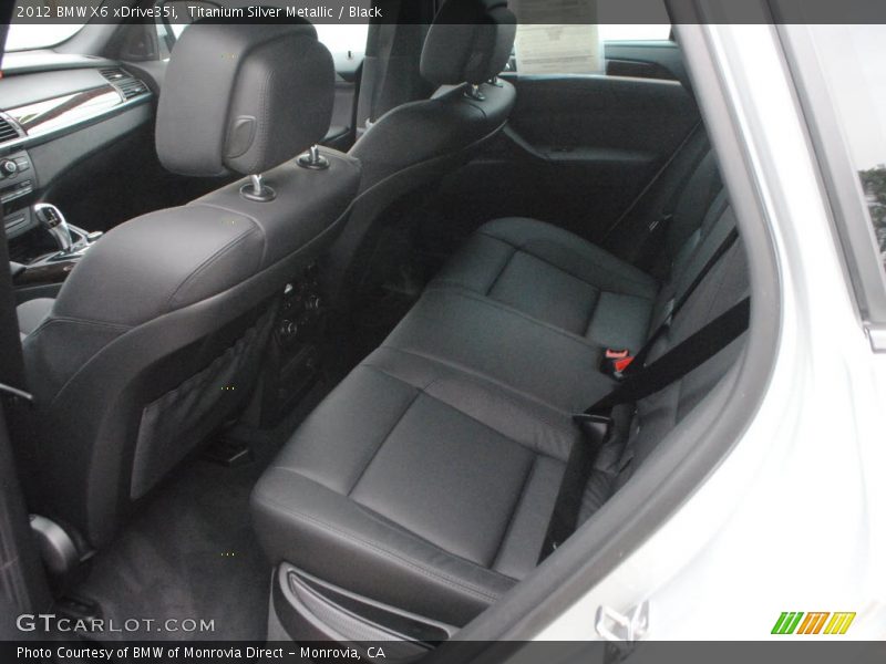 Titanium Silver Metallic / Black 2012 BMW X6 xDrive35i
