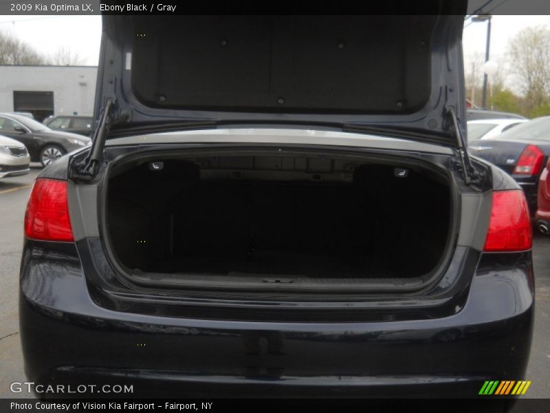 Ebony Black / Gray 2009 Kia Optima LX