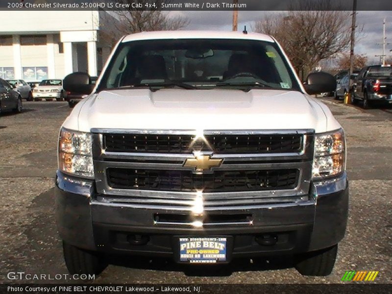 Summit White / Dark Titanium 2009 Chevrolet Silverado 2500HD LS Crew Cab 4x4