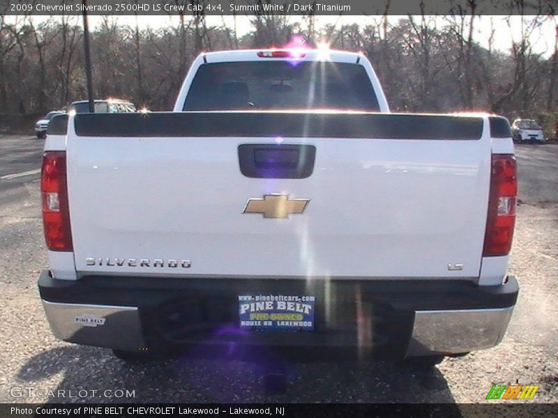 Summit White / Dark Titanium 2009 Chevrolet Silverado 2500HD LS Crew Cab 4x4