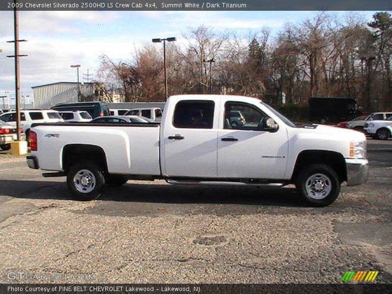 Summit White / Dark Titanium 2009 Chevrolet Silverado 2500HD LS Crew Cab 4x4
