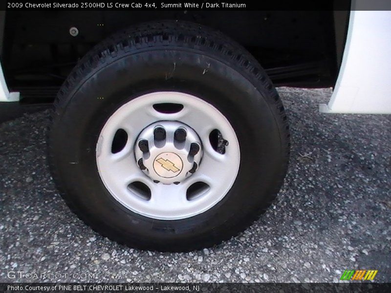 Summit White / Dark Titanium 2009 Chevrolet Silverado 2500HD LS Crew Cab 4x4