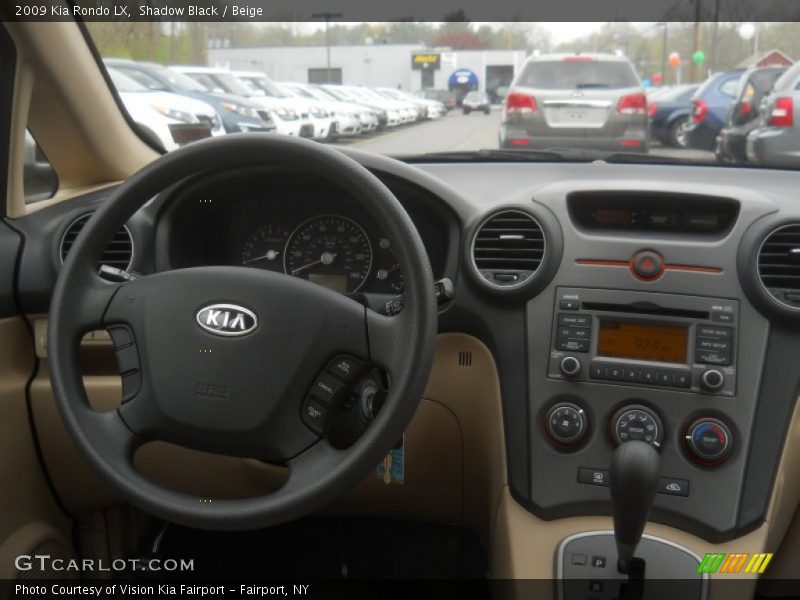 Shadow Black / Beige 2009 Kia Rondo LX